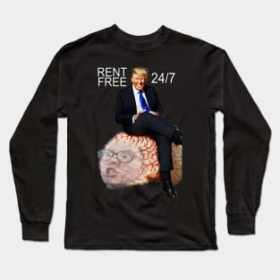 Trump on the brain 24/7 Long Sleeve T-Shirt